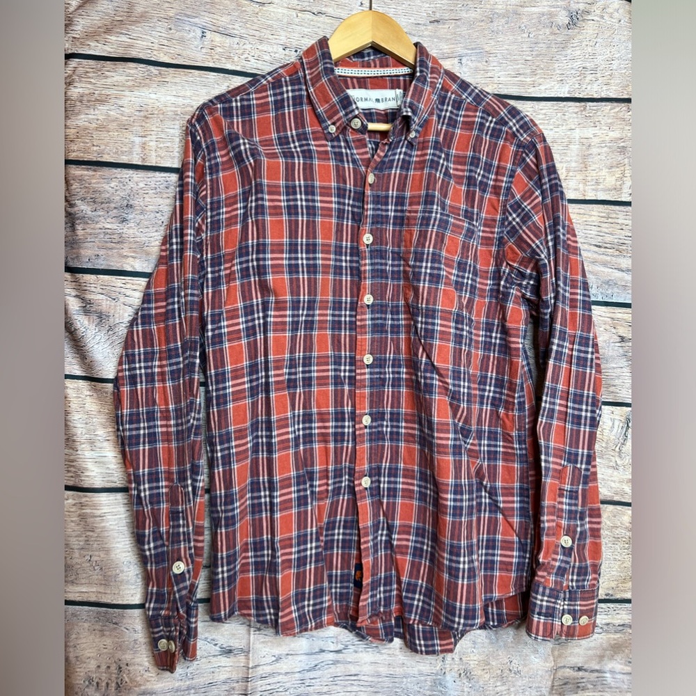 The normal brand flannel button up men’s medium